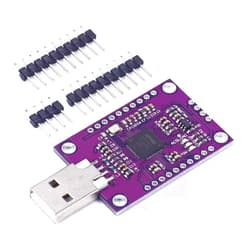 PAMEENCOS 1pcs MCU FT232H High-Speed Multi-Functional USB to JTAG UART FIFO SPI I2C Module USB Connector