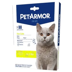 PetArmor for Cats, Flea & Tick Treatment for Cats (Over 1.5 Pounds), Includes 3 Month Supply of Topical Flea Treatments