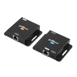 gofanco 1080p HDMI Extender Over CAT5e/6 Without Signal Loss – Up to 197ft (60m), 1080p 60Hz, 1080i, 720p, 3D, HDCP 1.4, Power-Over-Cable (PoC), LPCM 2.0 Audio, Surface Mountable (HDExt v3.0)