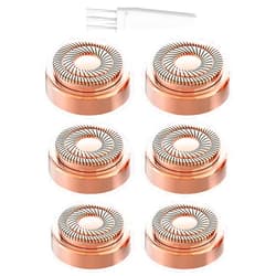 tuokiy facial Hair remover replacement heads for Flawless Finishing Touch facial Hair removal tool for Women As Seen On TV 6 Count. Fit Flawless Finishing Touch facial hair removal