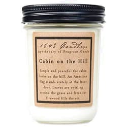 1803 Candles - 14 oz. Jar Soy Candles - (Cabin on The Hill)