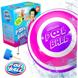 Activ Life The Ultimate Pool Ball - You Fill This Ball with Water to Play Underwater Games - Dribble Off The Pool Bottom & Pass Under Water for Endless Summer Fun with Friends & Family - Ultra-Durable & Bright