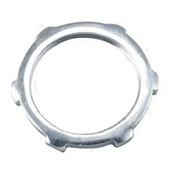 RACO 1198B2 Locknut, 2 Inch Trade Size, Steel, Rigid/IMC Conduit, Non-UL, 2-Pack