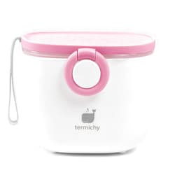Termichy Baby Formula Dispenser, Portable Milk Powder Dispenser Container with Carry Handle and Scoop for Travel Outdoor Activities with Baby Infant, 8.8OZ, 0.55LB, 250g,500ml (Baby Pink)