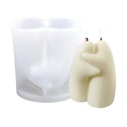 CEYIKON Candle Molds Silicone- Art Body, 3D Candle Molds for Candle Making, DIY Moldes para Velas, Chocolate, Plaster Or Epoxy Resin,B