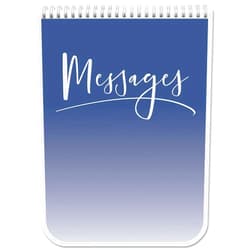 BookFactory Messages Book/Phone Message Book/Perforated Sheets for Easy Removal – Pocket Size Top Bound Wire-O, 100 Pages, 4.5
