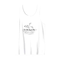 Save the Sea Pandas Dolphins Tank Top