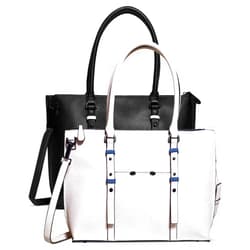Niko Ineko Women's Westside Laptop Tote Peek-A-Boo Pocket Kitty Claws Hardware