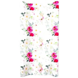 TANOFAR Flower Changing Pad Cover Diaper Changing Mat Cover Sheets for Newborn Girls Soft Breathable Nursery Changing Table Sheets Floral