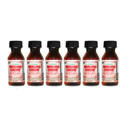 Germa Mercuro-Chrome. Mercury Free First Aid Antiseptic. For Cuts, Scrapes and Burns. Helps Prevent Skin Infection. Red. 1 oz. Pack of 6