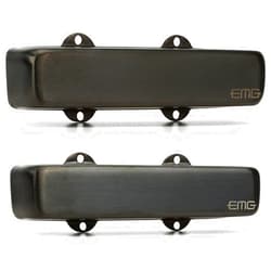EMG Robert Trujillo Riptide J Bass Guitar Pickup Set, Brushed Black Chrome (7120.00)