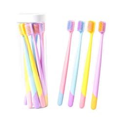 VIWIK 10-Pack Extra Soft Bristle Toothbrush Manual Soft Toothbrush for Adults, Ultra Clean Toothbrush, Good for Sensitive Teeth and Gums