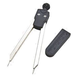 ADC American Diagnostic 395Q ADC 395 EKG Hardened Steel Measuring Caliper, Measures up to 4.75