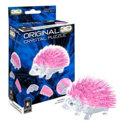 Original 3D Crystal Puzzles BePuzzled, Hedgehog Original 3D Crystal Puzzle, Collect Them All, for Puzzlers Ages 12 and Up