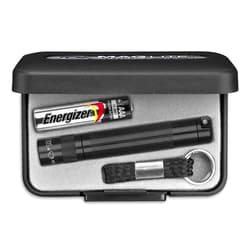 Maglite Solitaire Incandescent 1-Cell AAA Flashlight in Presentation Box Black