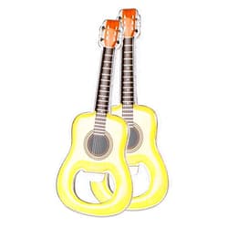 LanHong 2 Piece/Set Bottle Opener Beer Bottle Openers Guitar Shaped Bottle Opener Guitar Gift Kitchen Gadgets for Drinkers Music Guitar Lover