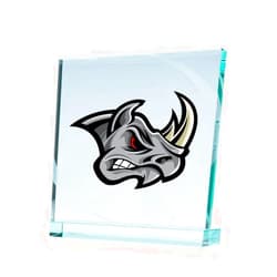 Animals Earth Various sizes Decal Sticker Rhino Head Decor Motorbike Bicycle Vehicle ATV car Laptop Racin (3 X 2.10 in)