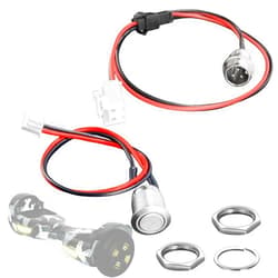 GLDYTIMES Hoverboard Charging Port Replacement for Hover-1 swagtron TOMOLOO Segway Smart Self-Balancing Electric Scooter etc. (2 Prong 3 Pin)