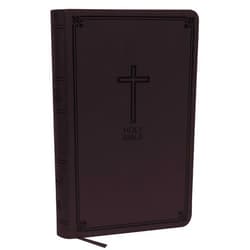 Thomas Nelson NKJV, Deluxe Gift Bible, Leathersoft, Gray, Red Letter, Comfort Print: Holy Bible, New King James Version