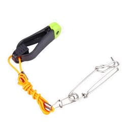 GLOGLOW Power Grip Fishing Clip Compact Mast Release Snap Clamp for Trolling Boat Sea Fishing for Downrigger Outrigger Boat Kite Planer Board ABS & Stainless Steel