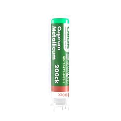 OLLOÏS OLLOIS Cuprum Metallicum 200ck Organic, Lactose-Free, Vegan, Homeopathic Medicine, 80 Pellets (Pack of 1)