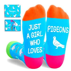 HAPPYPOP Gifts for Bird Lovers - Hummingbird Pigeon Peacock Owl Cardinal Butterfly Socks