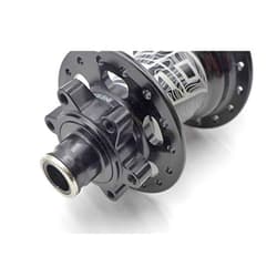 BestPartsCom XM490 32 Hole Hub Full Aluminum Ultralight MTB Mountain Bike Disc Brake Hub Through axle Front Hub 15x100mm Black for Shimano 8-11speed & SRAM 8-10speed