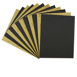 MAXMAN Sandpaper Sheets 9 x 11 Inch,Assorted 80/100/120/150/180/240 Coarse Grit,Silicon Carbide Abrasive Wet Dry Sand Paper for Wood Furniture Finishing,Metal Sanding,24PCS