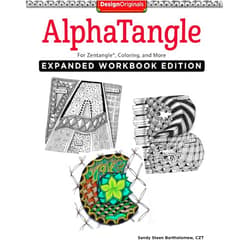 By Sandy Steen Bartholomew (Author) AlphaTangle, Expanded Workbook Edition: For Zentangle (R), Coloring, and More (Design Originals)