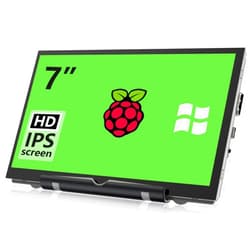 HAMTYSAN Raspberry Pi Screen, 7 Inch Portable Monitor External Display 800x480 IPS Screen Small HDMI Monitor for Raspberry Pi 400/4/3/2/Zero/B/B+ Jetson Nano Win11/10/8/7 (Non-Touch)