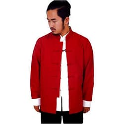 ZooBoo Men's Cotton Kung Fu Coats Tang Suit Long-sleeved Jackets