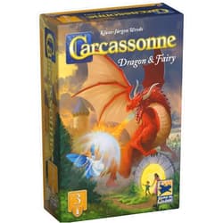 Hans im Glück Hans Im Gluck Carcassonne Dragon & Fairy Board Game Expansion - Add Magical Creatures, Portals & Strategy, Family Fun for Kids & Adults, Ages 8+, 2-5 Players, 45 Minute Playtime