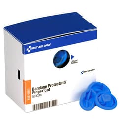 First Aid Only FAE-6150 SmartCompliance Finger Cots, First Aid Kit Refill Supplies for Business, Food Service, and Home, 50 Count