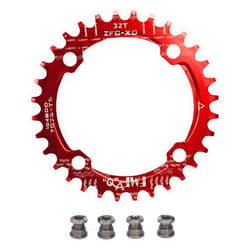 UPANBIKE Bike Narrow Wide Chainring 104 BCD Round Shape Single Chain Ring 32T 34T 36T 38T