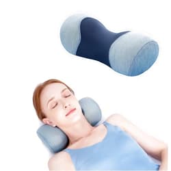 Bespilow Say Goodbye to Neck Pain Small Neck Support Pillow,Cervical Neck Roll Memory Foam Pillow,Cervical Traction Device,Neck Pillows for Tension Muscle Relief,Neck & Shoulder Pain Relaxer