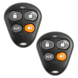 KeylessOption Keyless Entry Remote Starter Car Key Fob Alarm for Aftermarket Viper Automate EZSDEI474V 474V (Pack of 2)
