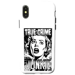 Grandio Design Podcast Lover Podcaster Radio Host iPhone X/XS True Crime Junkie Funny Murder Podcast Lover Fan Girl Case