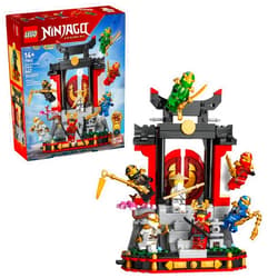 LEGO NINJAGO Ninja Character Display 15th Anniversary Building Toy for Kids, Ages 14+ - Ninja Playset W/Elemental Master of Lightning + 7 Minifigures - Gift Idea for Teen Boys & Girls - 71866