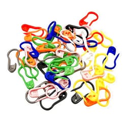 Generic Colorful Plastic Safety Pins, 100 Pieces Knitting Markers, Crochet Stitch Clips for DIY Knitting, Sewing Craft, Clothing Accessories