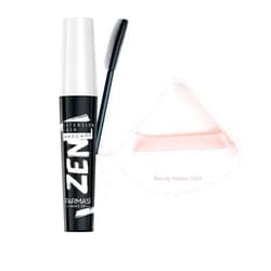 Beauty Nation USA FARMASI Zen Mascara Bundle with Powder puff face Triangle for make up by Beauty Nation