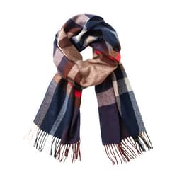 CALVIN & OLIVIA Women's Fall Winter Scarf Thick Classic Plaid Scarf Wrap Warmth Soft Oversized Cashmere Feel Scarves