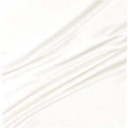 Girl Charlee Fabrics Natural White Baby Rib Jersey Spandex Blend Ribbed Knit Fabric - by The Yard