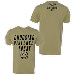Salty Savage Unisex Choosing Violence Today Tee