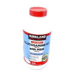 Kirkland Signature Extra Strength Glucosamine HCI 1500mg With MSM 1500 mg 375 Tablets