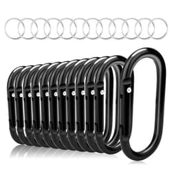 CooBigo 12 Set Key Ring Keychain Carabiner Clip 2