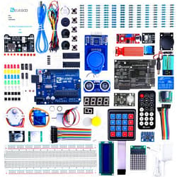 ELEGOO Upgraded UNO R3 Most Complete Starter Kit V2.0 with Tutorials Compatible with Arduino, STEM Projects for Kids, Teens, Adults, Robotics & Engineering Kits, Science | Coding | Programming Set