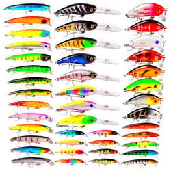 BAIKALBASS Bass Fishing Lures Kit Set Topwater Hard Baits Minnow Crankbait Pencil VIB Swimbait for Bass Pike Fit Saltwater and Freshwater