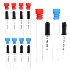 PEUTIER 10pcs 1ml Liquid Droppers, Pipettes Dropper Glass Eye Dropper with Measurement Bent & Straight Tip Calibration Medicine Dropper for Feeding Essential Oil Ears Laboratory