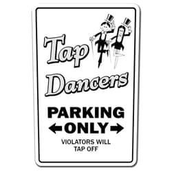 SignMission TAP Dancers Aluminum Sign Dance Music Teacher Instructor Dancing Shoes Band | Indoor/Outdoor | 14