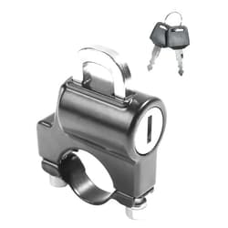 UBOG Motorcycle Helmet Lock,Car Accessories Helmet Lock,Helmet Lock Motorcycle Anti Theft,Tamper Proof Helmet Security Lock,Metal Helmet Lock with 2 Keys,for Motorcycles, Bicycles,Secures Helmet